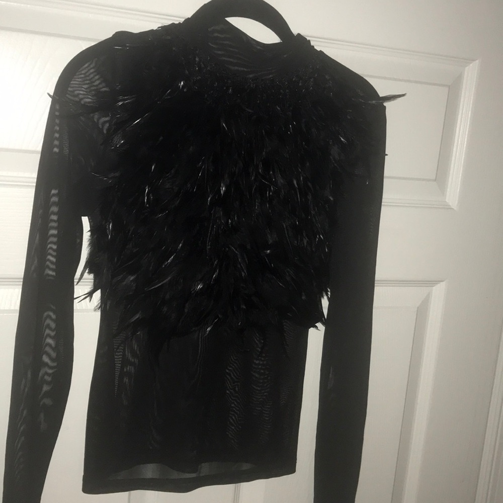 Mesh Feather top